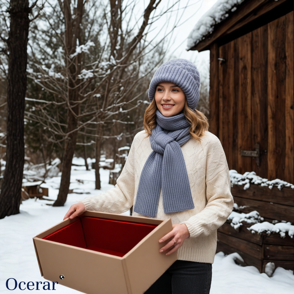 WinterWarm – Schal & Mütze Set |  2+1 GRATIS