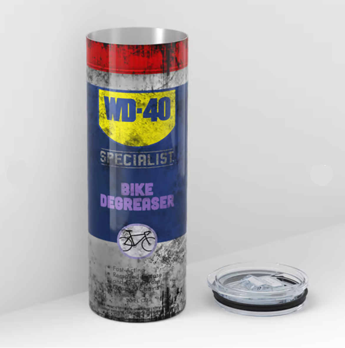 DirtyTumbler – Der Robuste Thermobecher im WD-40-Design für heiße und kalte Getränke!