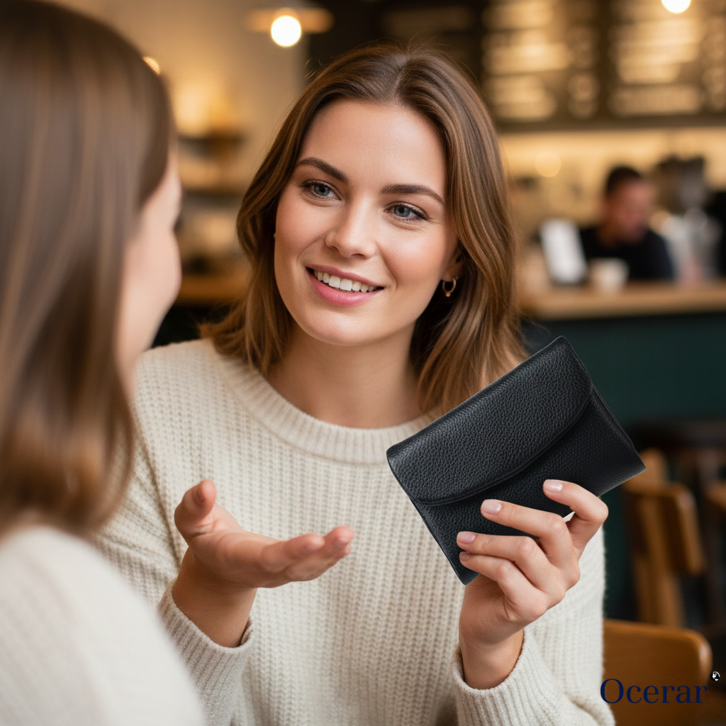 PebbleWallet – Kompakte RFID Lederbörse | 50% RABATT