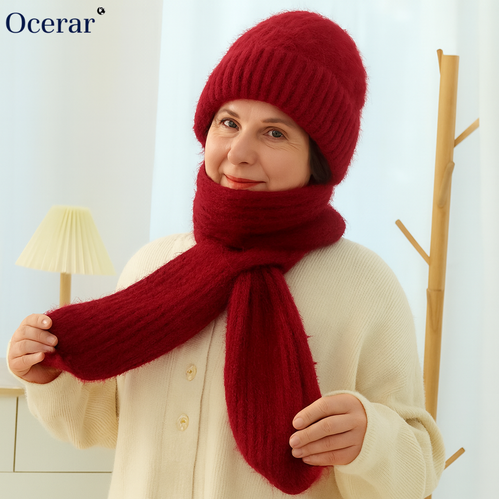 WinterWarm – Schal & Mütze Set |  2+1 GRATIS