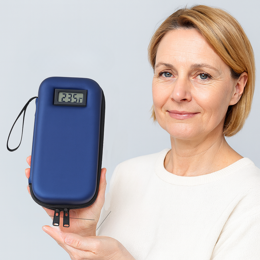 MediCool – Tragbare Insulin-Kühltasche mit Display | 50% RABATT