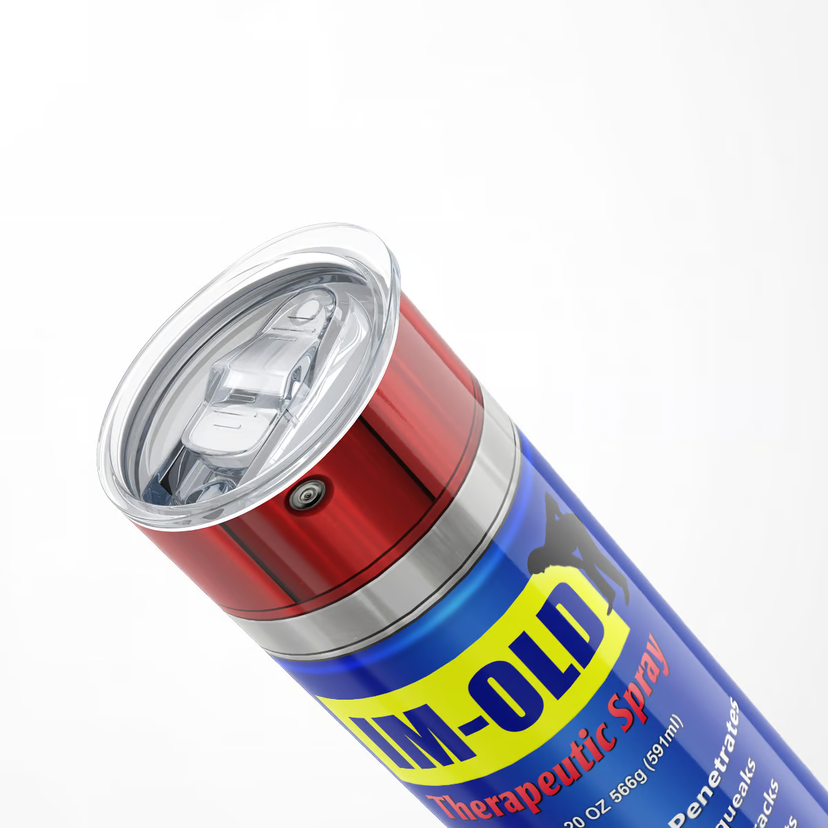 DirtyTumbler – Der Robuste Thermobecher im WD-40-Design für heiße und kalte Getränke!