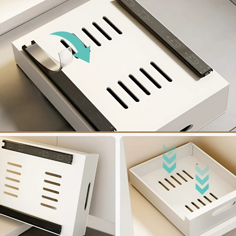 FlexiShelf™ – Das Ausziehbare Schrankregal für Sofortige Ordnung & Mehr Platz in Ihrer Küche | 50% RABATT