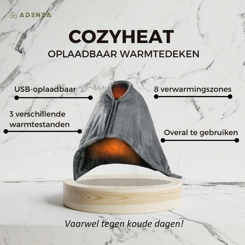 CozyHeat™ Wiederaufladbare Wärmedecke | 50% RABATT