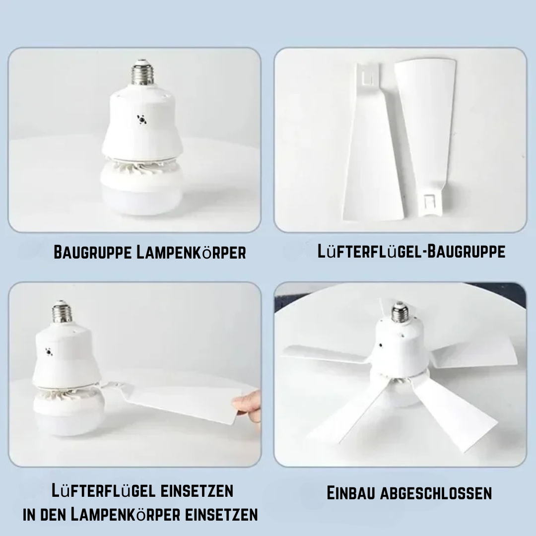 Deckenventilator mit Licht | 50% RABATT