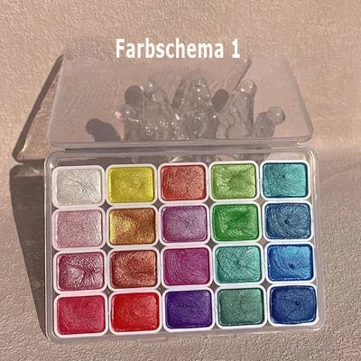 💥 Räumungsverkauf 😍🎨 20 Farben Aquarell Malkasten