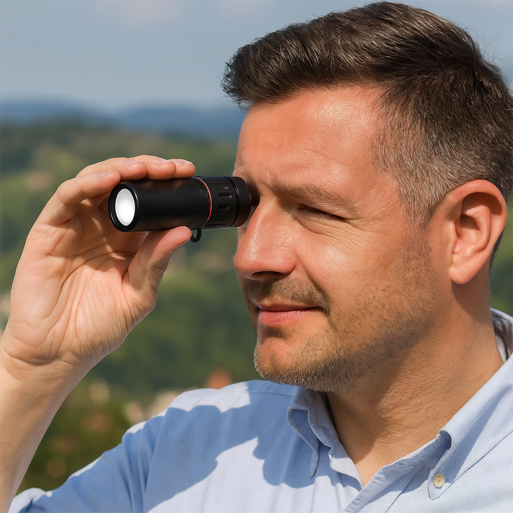 VistaZoom – Kompaktes Teleskop für klare Sicht | 50% RABATT