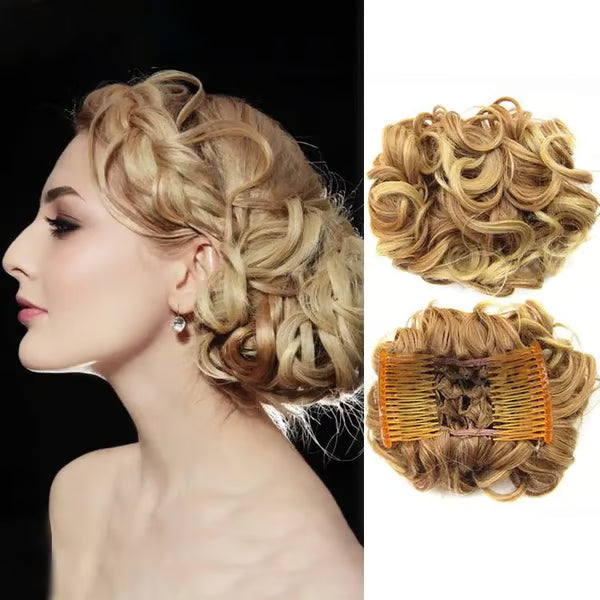 GlamBun™ – Unordentlicher Locken-Dish-Bun | 1+1 GRATIS