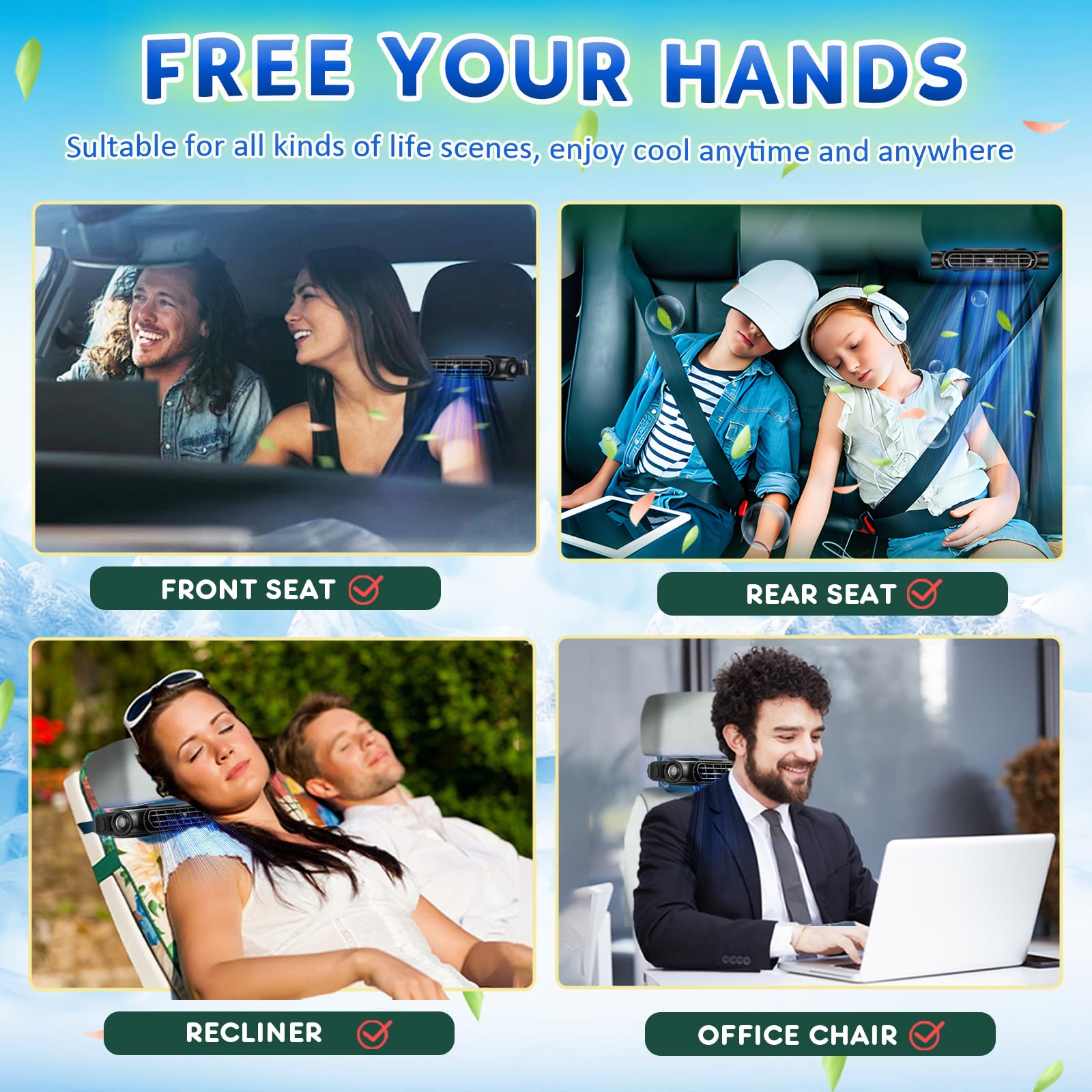 CoolLux® Sitzrücken-Ventilator | 50% RABATT