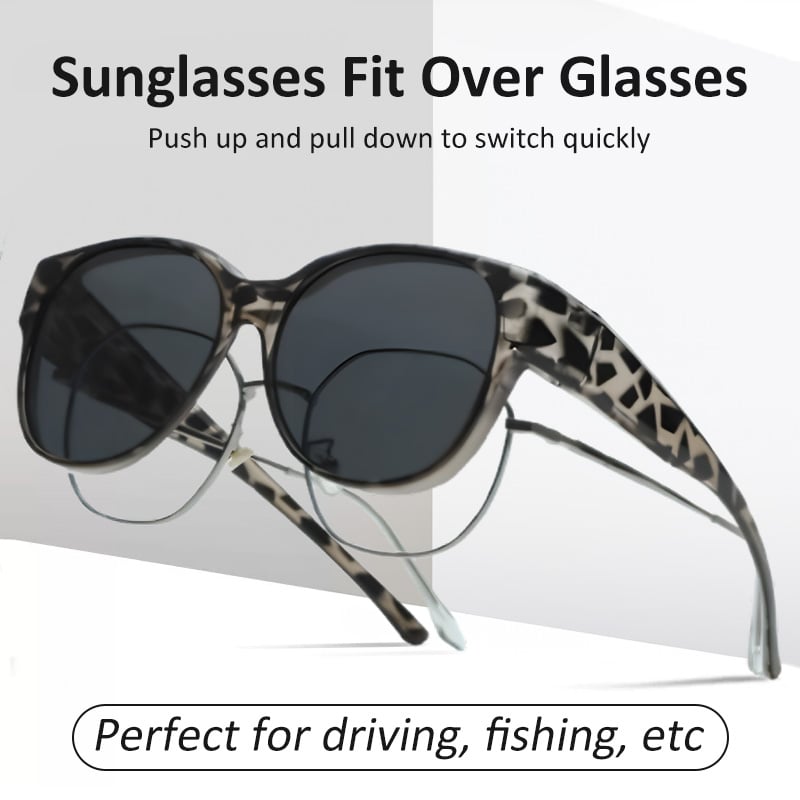 OptiShade™ – Polarisierte Überbrille für Klaren Blick bei Sonne | 1+1 GRATIS
