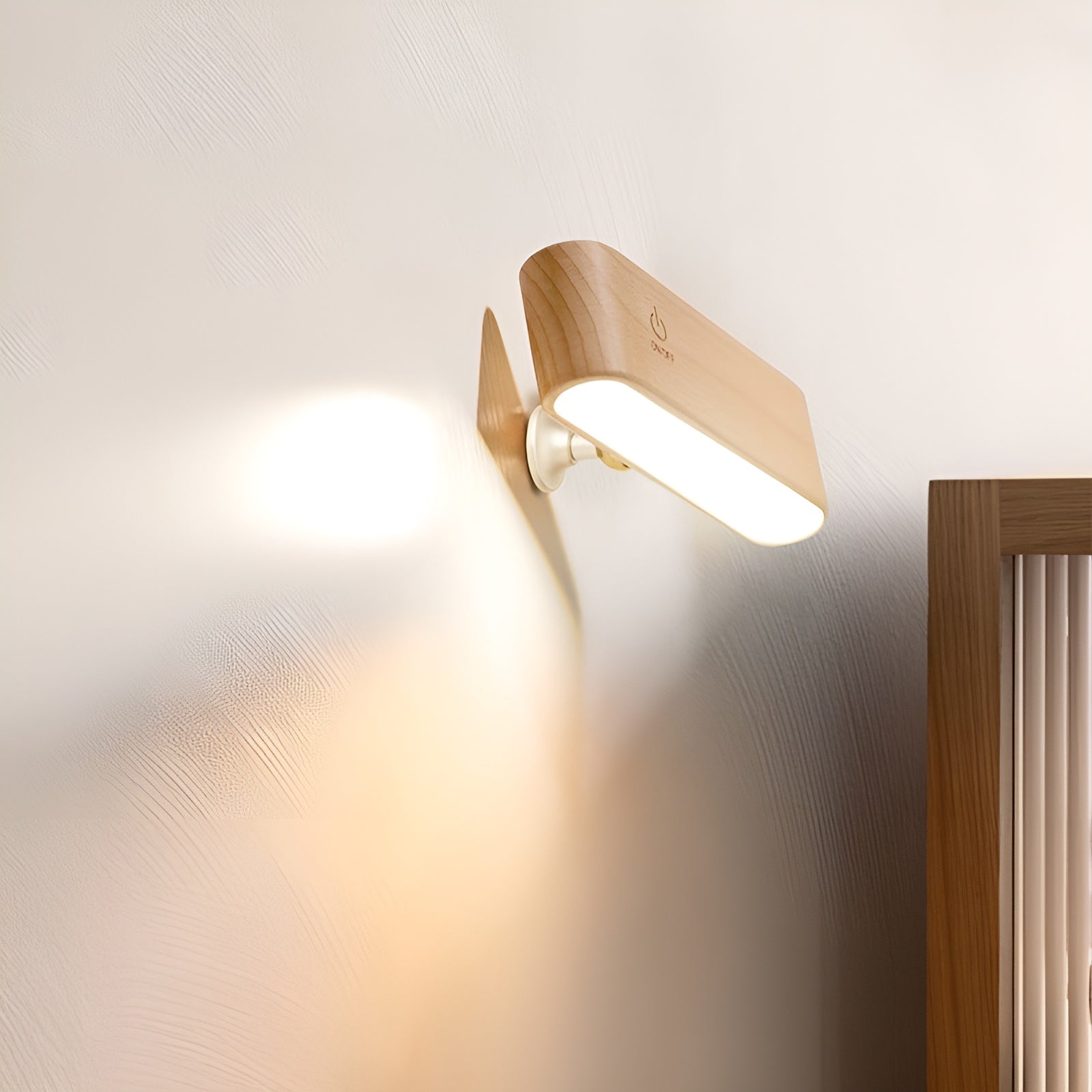 LuminoWood - 360° Rotierende magnetische Lampe | 50% RABATT