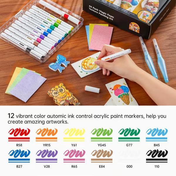 MagicFoam™ – 3D-Struktur-Mal-Set | 50% Rabatt