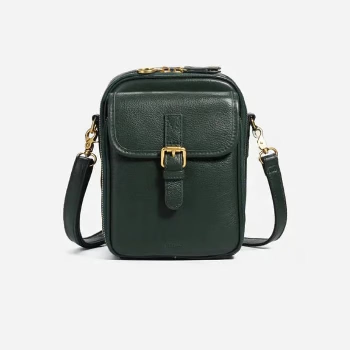 LineaLux® Crossbody‑Ledertasche | 50% RABATT