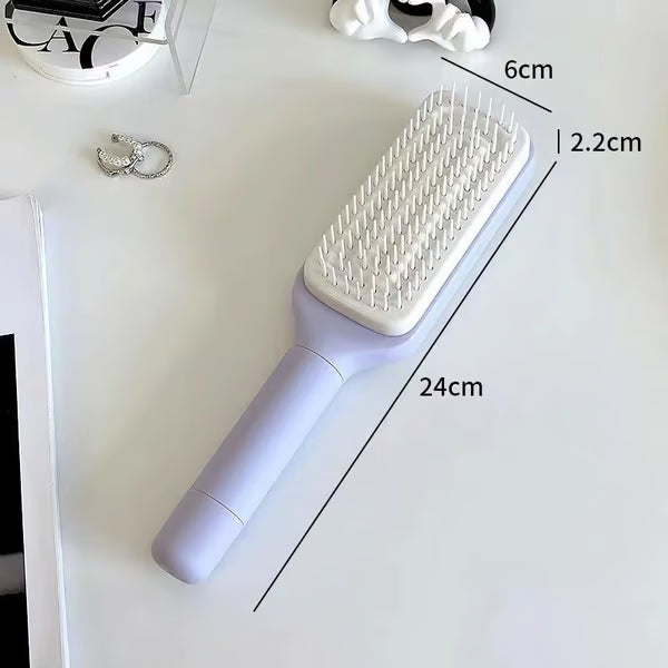 CleanBrush™ – Rotierende Selbstreinigungs-Haarbürste | 1+1 GRATIS