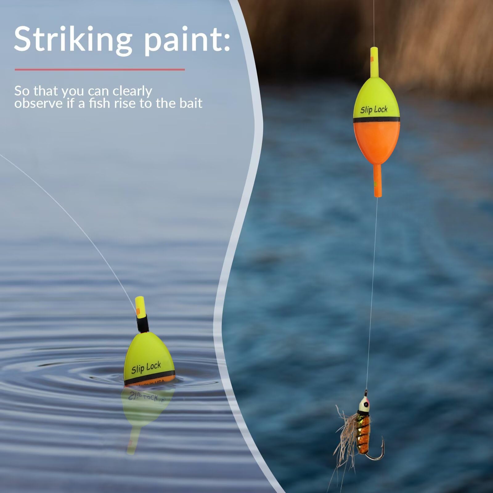 Slip Lock Bobber für Slip Bobber Fishing