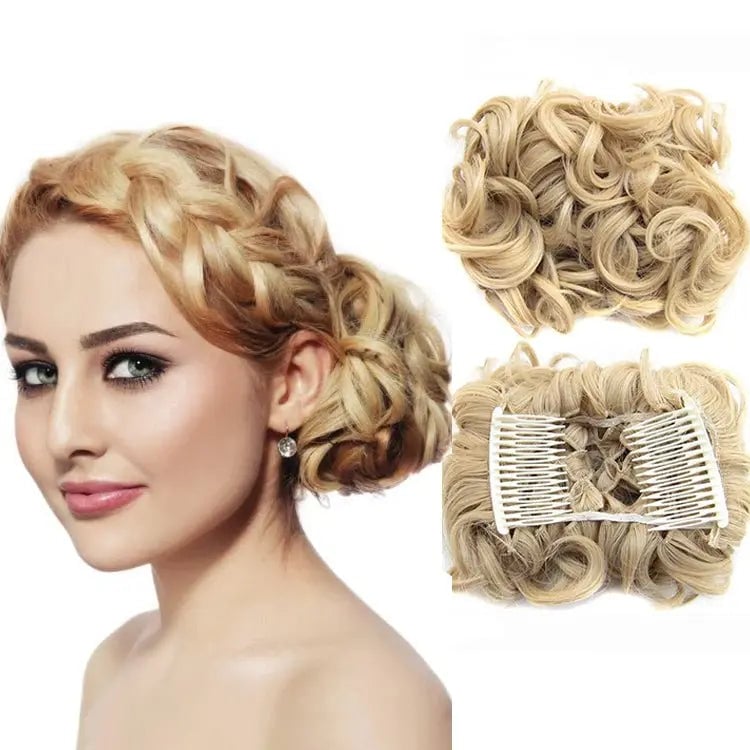 GlamBun™ – Unordentlicher Locken-Dish-Bun | 1+1 GRATIS
