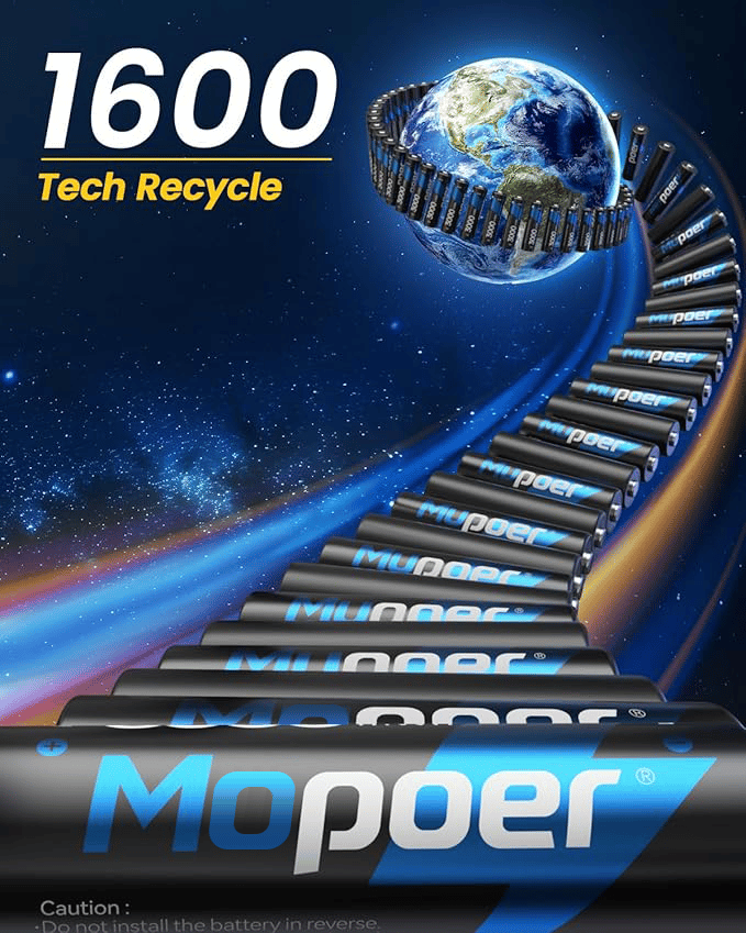 VoltMate – Lithium-Ionen-Batterie mit integriertem Ladegerät | ohne Batterien