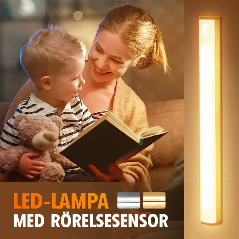GlowSense – LED-Lichtleiste mit Bewegungssensor | 1+2 GRATIS