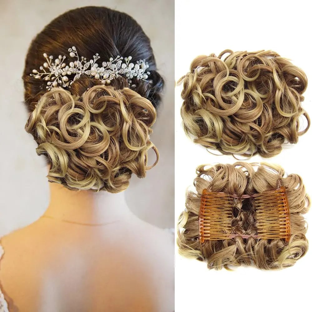 GlamBun™ – Unordentlicher Locken-Dish-Bun | 1+1 GRATIS