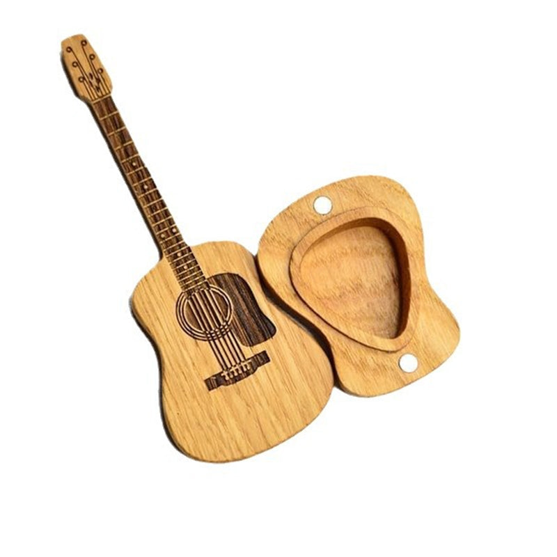 Plektrum für Akustikgitarren aus Holz