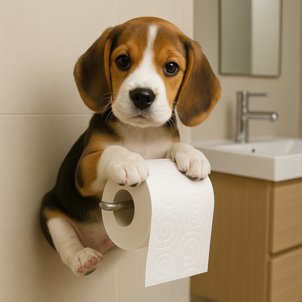 PuppyRoll™ – Toilettenpapierhalter | 50% RABATT