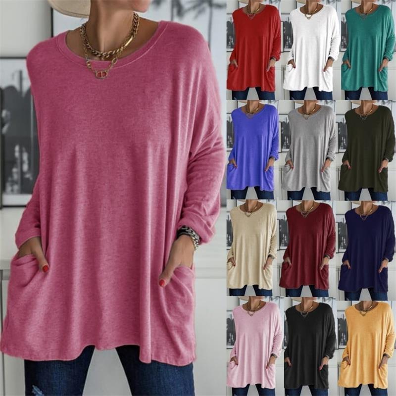 CasualEase – Lässiges Langarmshirt mit Tasche | 50% RABATT