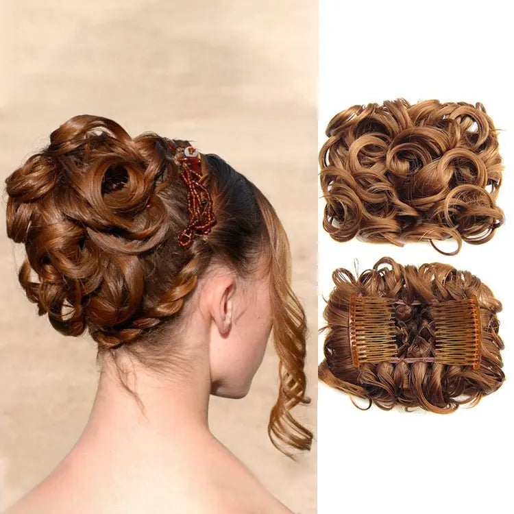GlamBun™ – Unordentlicher Locken-Dish-Bun | 1+1 GRATIS