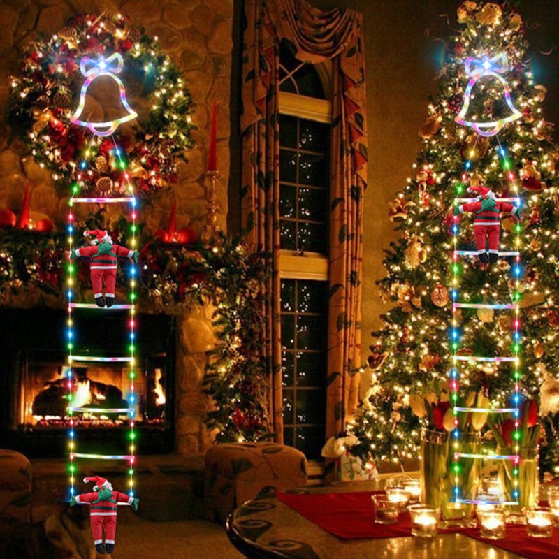 Xmasglow – Weihnachtsleiterlichter mit Weihnachtsmann