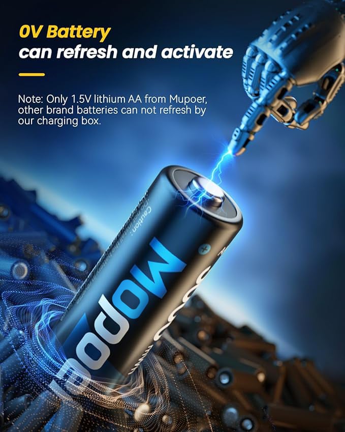 VoltMate – Lithium-Ionen-Batterie mit integriertem Ladegerät | ohne Batterien