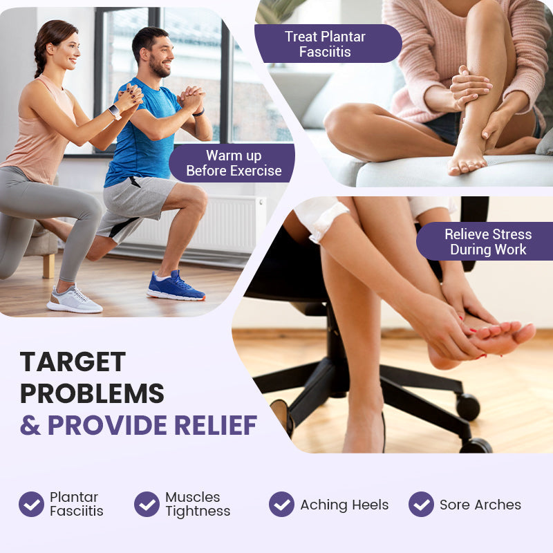 FootRelax – Tragbarer 2-in-1-Fußmassageroller | 1+1 GRATIS