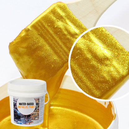 GoldLuxe — Wetterfeste Goldfarbe auf Wasserbasis | 50% RABATT
