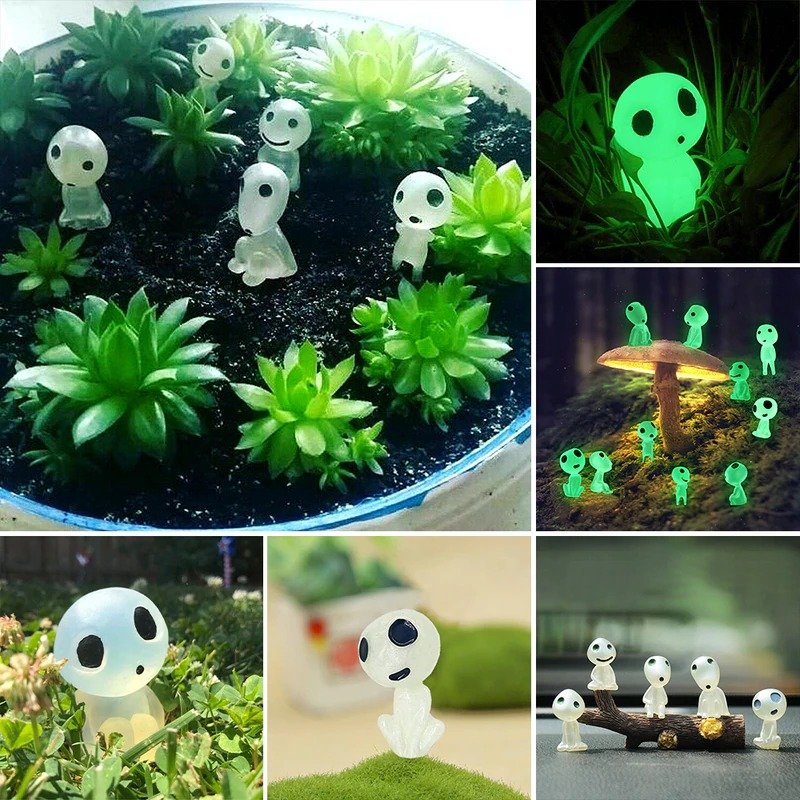 LEUCHTENDE GARTENGEIST-MINIATURFIGUREN❀