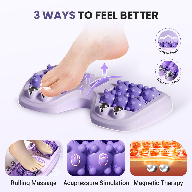 FootRelax – Tragbarer 2-in-1-Fußmassageroller | 1+1 GRATIS