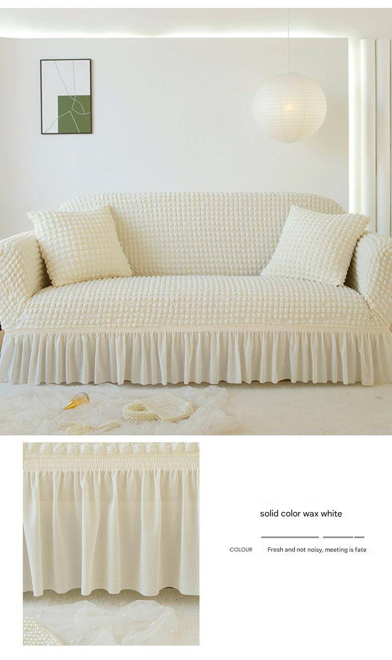 LuxLace™ Premium Seersucker Sofabezug | 50% RABATT