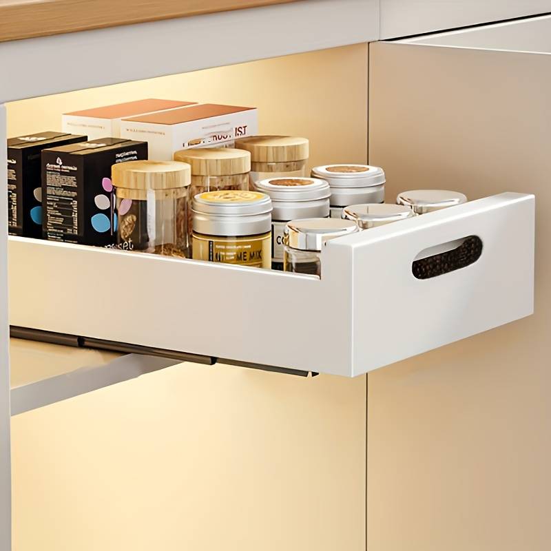 FlexiShelf™ – Das Ausziehbare Schrankregal für Sofortige Ordnung & Mehr Platz in Ihrer Küche | 50% RABATT