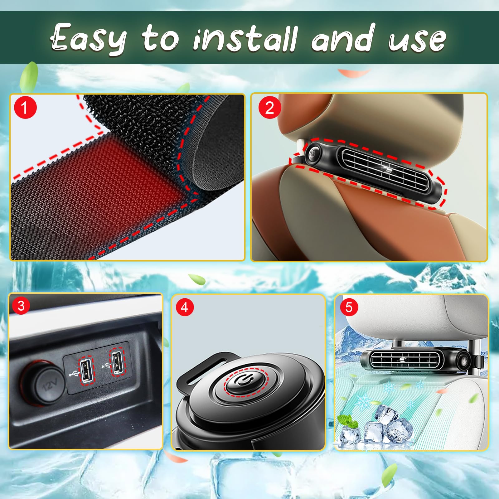 CoolLux® Sitzrücken-Ventilator | 50% RABATT