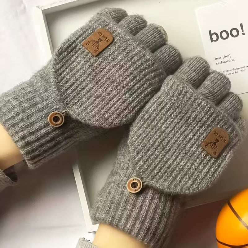 Kevin - Herren Fingerlose Halb-Finger Handschuhe