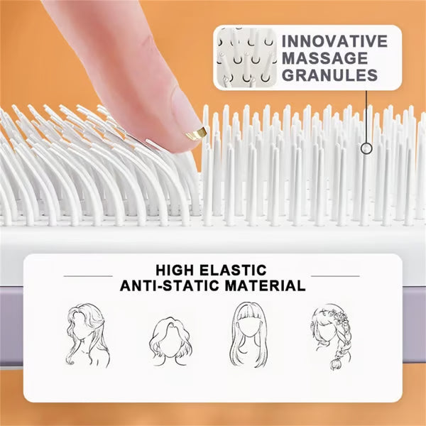 CleanBrush™ – Rotierende Selbstreinigungs-Haarbürste | 1+1 GRATIS