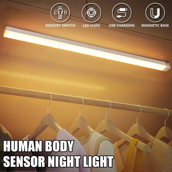 GlowSense – LED-Lichtleiste mit Bewegungssensor | 1+2 GRATIS