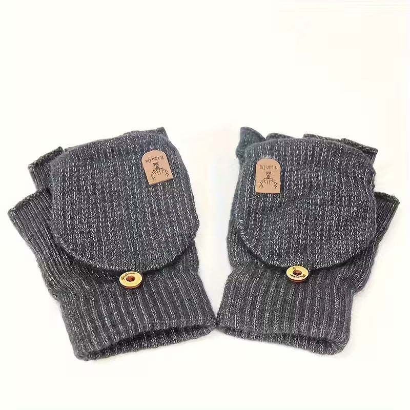 Kevin - Herren Fingerlose Halb-Finger Handschuhe