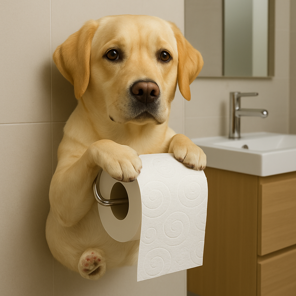 PuppyRoll™ – Toilettenpapierhalter | 50% RABATT