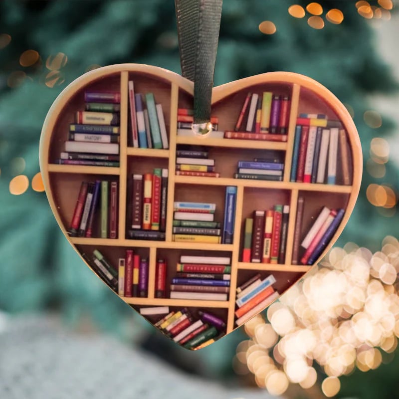 LiteraryHeart - Buchliebhaber Herz Ornament | 1+1 GRATIS