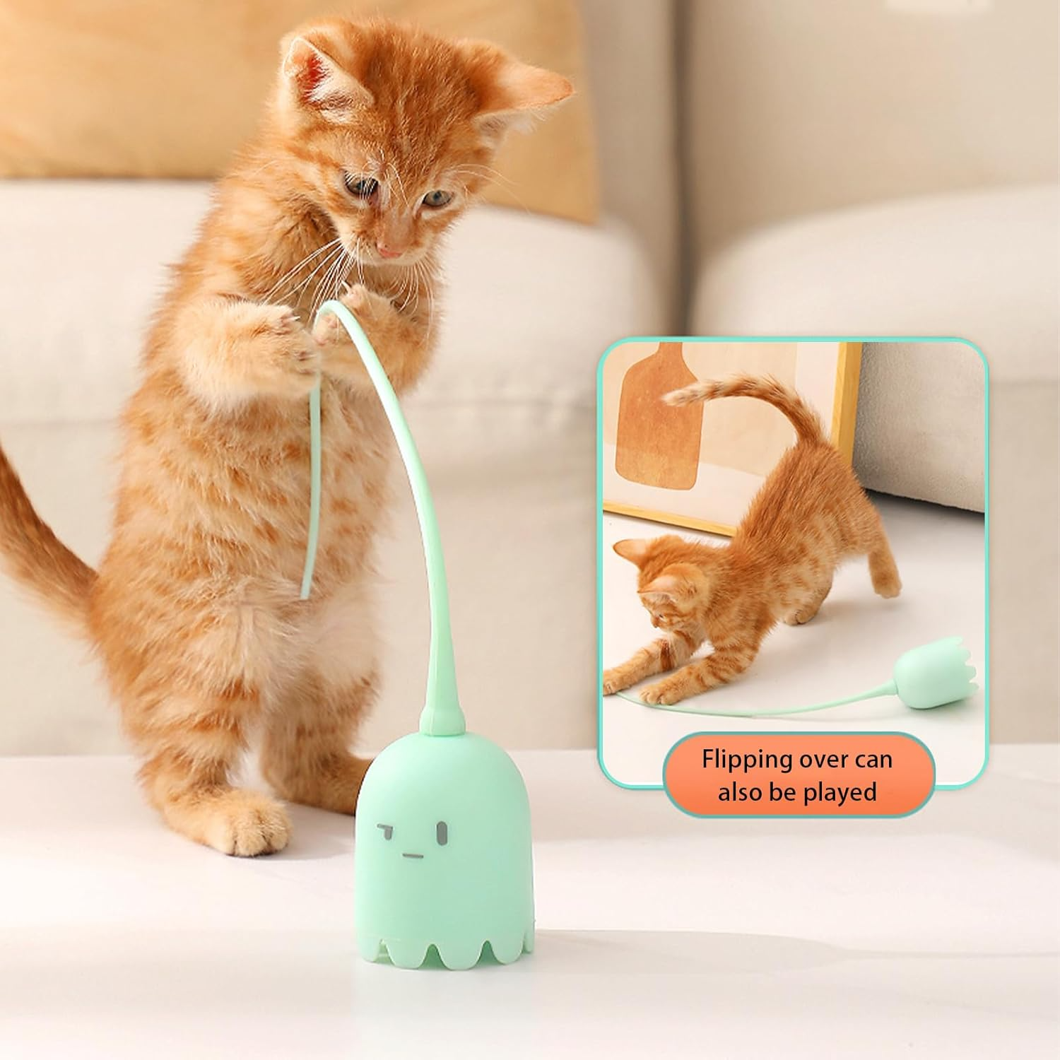 Katzenspaß - Smarter USB-Rollerball für Katzen | 1+1 GRATIS