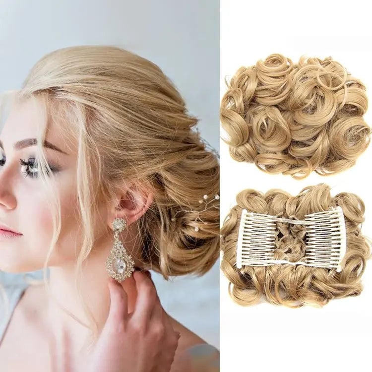 GlamBun™ – Unordentlicher Locken-Dish-Bun | 1+1 GRATIS