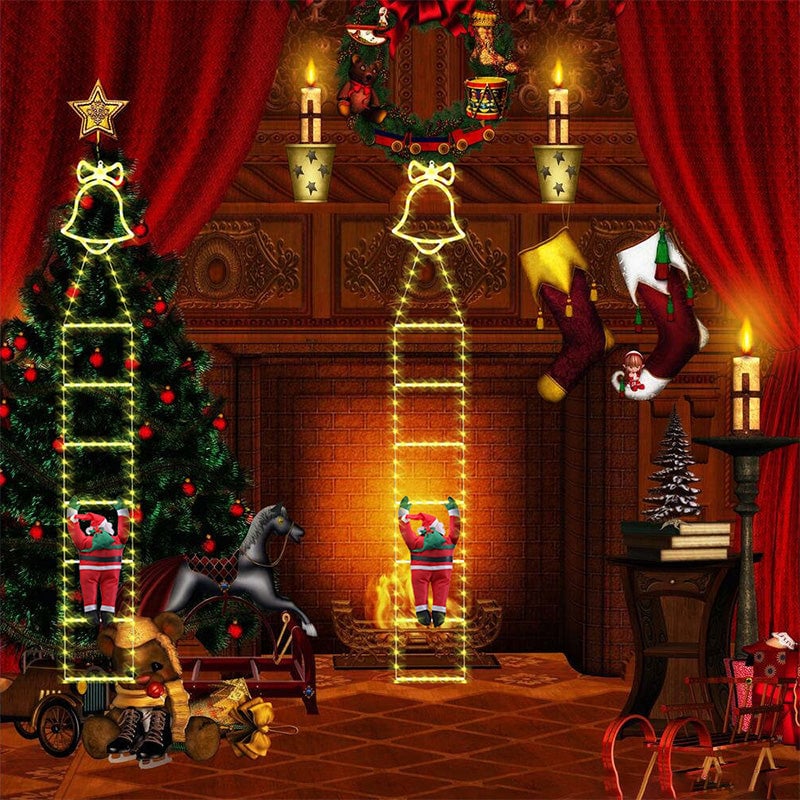 Xmasglow – Weihnachtsleiterlichter mit Weihnachtsmann