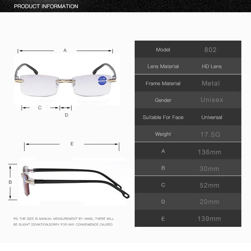 SapphireVision™ – Lesebrille mit doppeltem Verwendungszweck | 1+1 GRATIS
