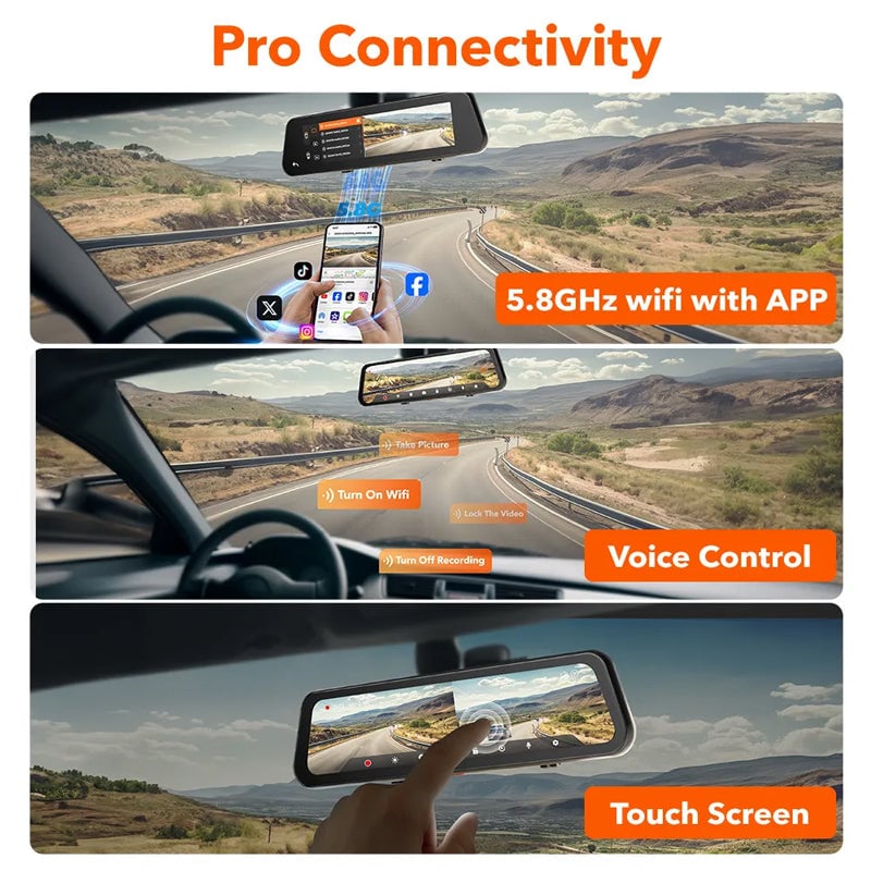 DriveView Pro - 10" HD-Multifunktions-Touchscreen-Autorekorder | 50% RABATT