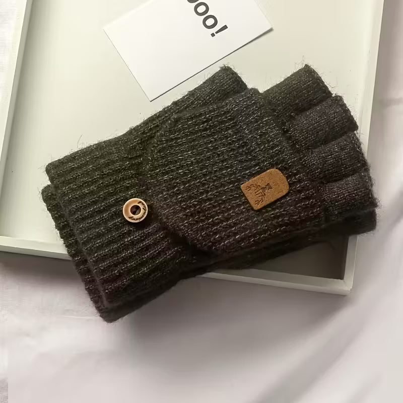 Kevin - Herren Fingerlose Halb-Finger Handschuhe