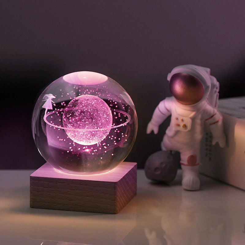 Galaxie Kristallkugel™ - 3D Galaxy LED Nachtlicht | 50% RABATT