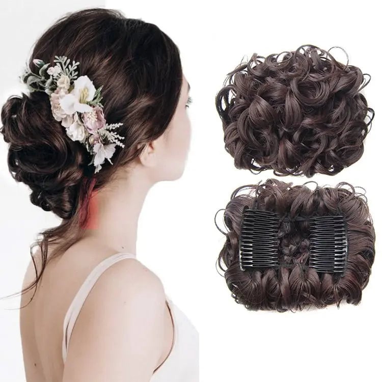 GlamBun™ – Unordentlicher Locken-Dish-Bun | 1+1 GRATIS